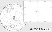 Blank Location Map of the area around 57° 54' 14" S, 50° 13' 30" E