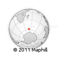 Outline Map of the Area around 57° 54' 14" S, 50° 13' 30" E, rectangular outline