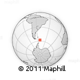 Outline Map of the Area around 57° 54' 14" S, 51° 46' 29" W, rectangular outline