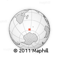 Outline Map of the Area around 57° 54' 14" S, 53° 37' 30" E, rectangular outline