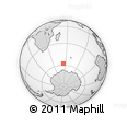 Outline Map of the Area around 57° 54' 14" S, 54° 28' 30" E, rectangular outline