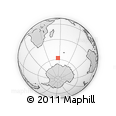 Outline Map of the Area around 57° 54' 14" S, 56° 10' 29" E, rectangular outline