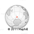 Outline Map of the Area around 57° 54' 14" S, 74° 1' 30" E, rectangular outline