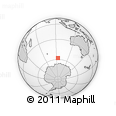Outline Map of the Area around 57° 54' 14" S, 93° 34' 29" E, rectangular outline