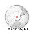 Outline Map of the Area around 57° 54' 14" S, 99° 22' 30" W, rectangular outline