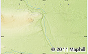 Physical Map of the area around 58° 8' 44" N, 118° 4' 29" W