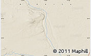 Shaded Relief Map of the area around 58° 8' 44" N, 118° 4' 29" W