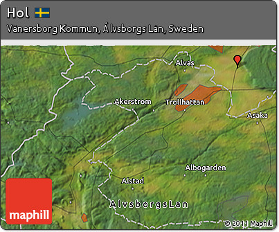 Satellite 3D Map of Hol