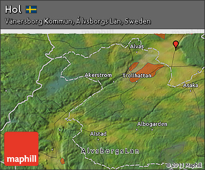 Satellite 3D Map of Hol