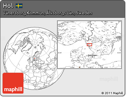 Blank Location Map of Hol
