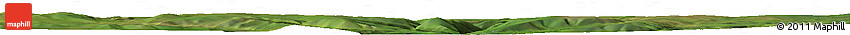 Satellite Horizon Map of the Area around 58° 8' 44" N, 121° 37' 30" E