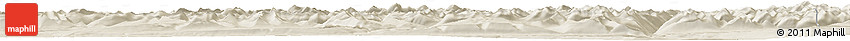 Shaded Relief Horizon Map of the Area around 58° 8' 44" N, 127° 25' 30" W Shaded Relief Horizon Map of the Area around 58° 8' 44" N, 127° 25' 30" W