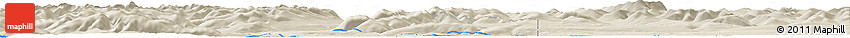 Shaded Relief Horizon Map of the Area around 58° 8' 44" N, 129° 7' 30" W Shaded Relief Horizon Map of the Area around 58° 8' 44" N, 129° 7' 30" W