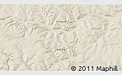 Shaded Relief 3D Map of the area around 58° 8' 44" N, 132° 40' 30" E