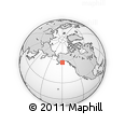 Outline Map of the Area around 58° 8' 44" N, 149° 31' 30" W, rectangular outline
