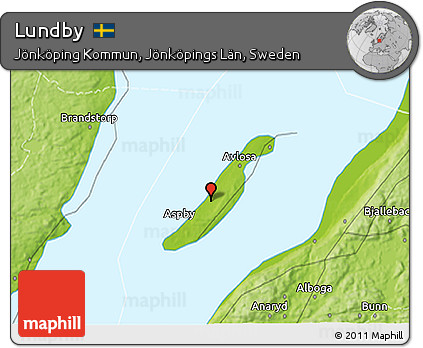 Physical 3D Map of Lundby