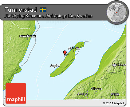 Physical 3D Map of Tunnerstad
