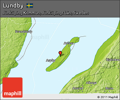 Physical 3D Map of Lundby