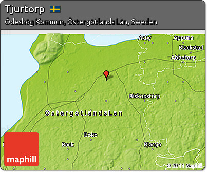 Physical 3D Map of Tjurtorp