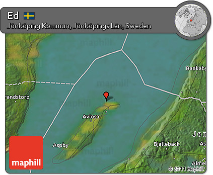 Satellite 3D Map of Ed
