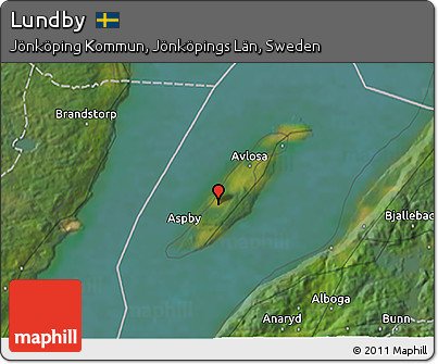 Satellite 3D Map of Lundby