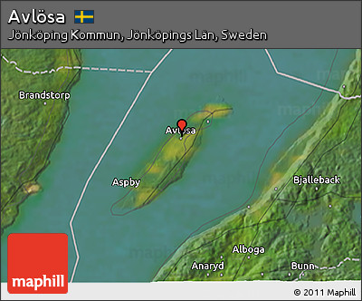 Satellite 3D Map of Avlösa