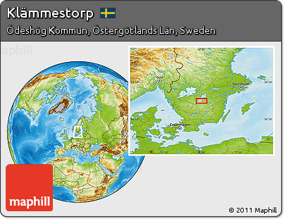 Physical Location Map of Klämmestorp