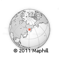Outline Map of the Area around 58° 8' 44" N, 151° 22' 30" E, rectangular outline