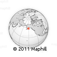 Outline Map of the Area around 58° 8' 44" N, 151° 13' 29" W, rectangular outline