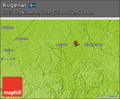 Physical 3D Map of Kögenäs