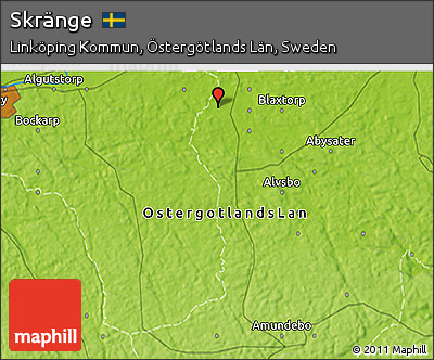 Physical 3D Map of Skränge