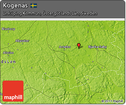 Physical 3D Map of Kögenäs