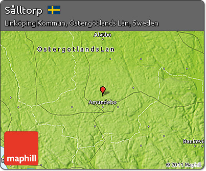Physical 3D Map of Sålltorp