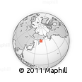 Outline Map of the Area around 58° 8' 44" N, 164° 58' 29" E, rectangular outline