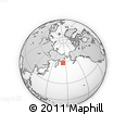 Outline Map of the Area around 58° 8' 44" N, 173° 28' 29" E, rectangular outline