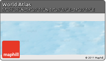 Physical Panoramic Map of the Area around 58° 8' 44" N, 17° 55' 29" E