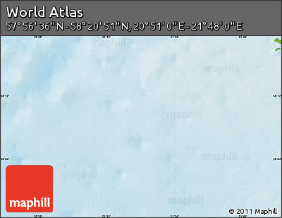 Physical Map of the Area around 58° 8' 44" N, 21° 19' 30" E