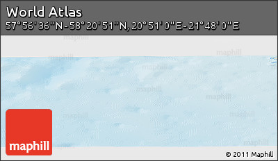 Shaded Relief Panoramic Map of the Area around 58° 8' 44" N, 21° 19' 30" E