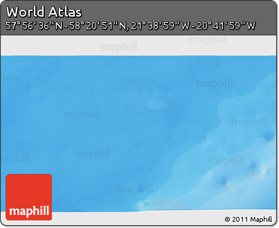 Political 3D Map of the Area around 58° 8' 44" N, 21° 10' 29" W