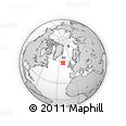 Outline Map of the Area around 58° 8' 44" N, 21° 10' 29" W, rectangular outline