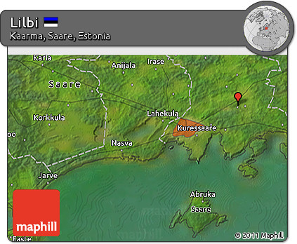 Satellite 3D Map of Lilbi