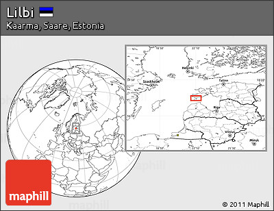 Blank Location Map of Lilbi