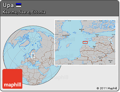 Gray Location Map of Upa