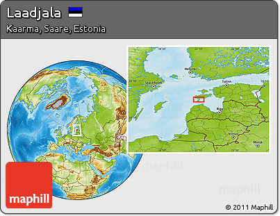 Physical Location Map of Laadjala