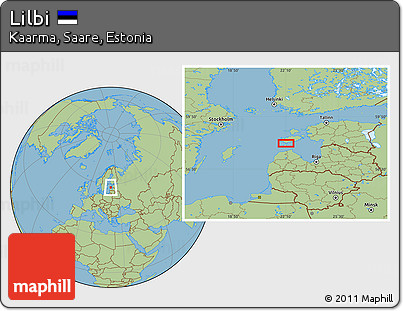 Savanna Style Location Map of Lilbi