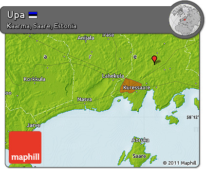 Physical Map of Upa