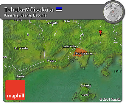 Satellite Map of Tahula-Mõisaküla