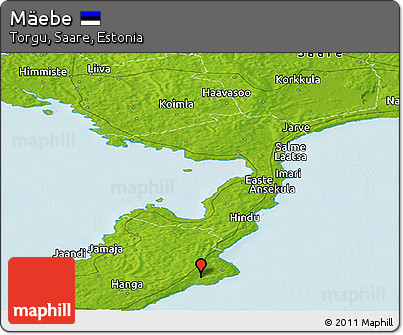 Physical Panoramic Map of Mäebe