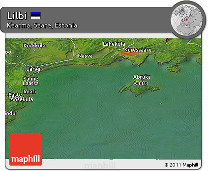Satellite Panoramic Map of Lilbi