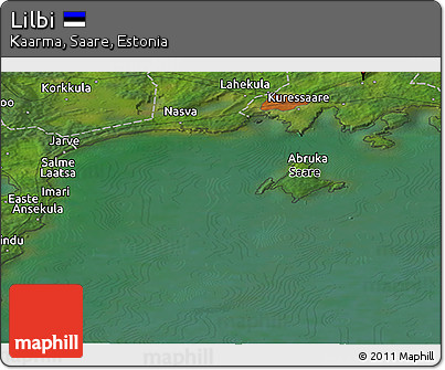 Satellite Panoramic Map of Lilbi